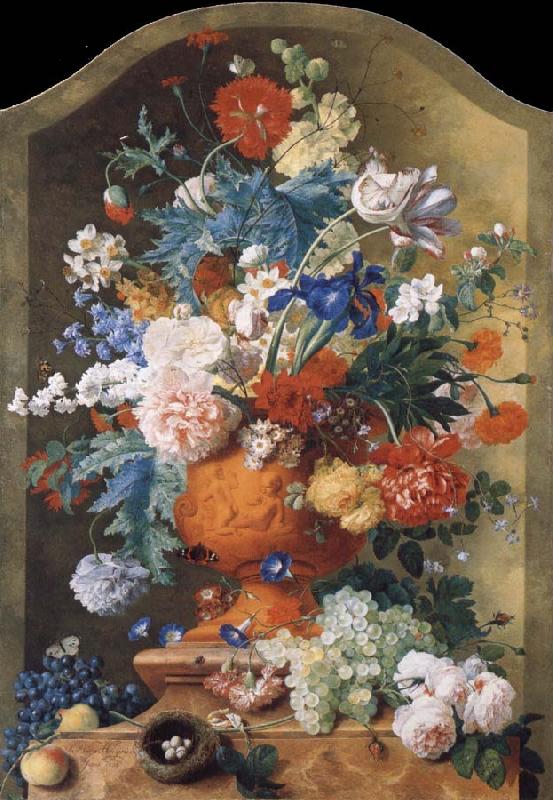 HUYSUM, Jan van Flowers in a Terracotta Vase China oil painting art